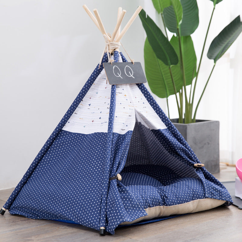 Canvas Pet Tent for Small & Medium Dogs