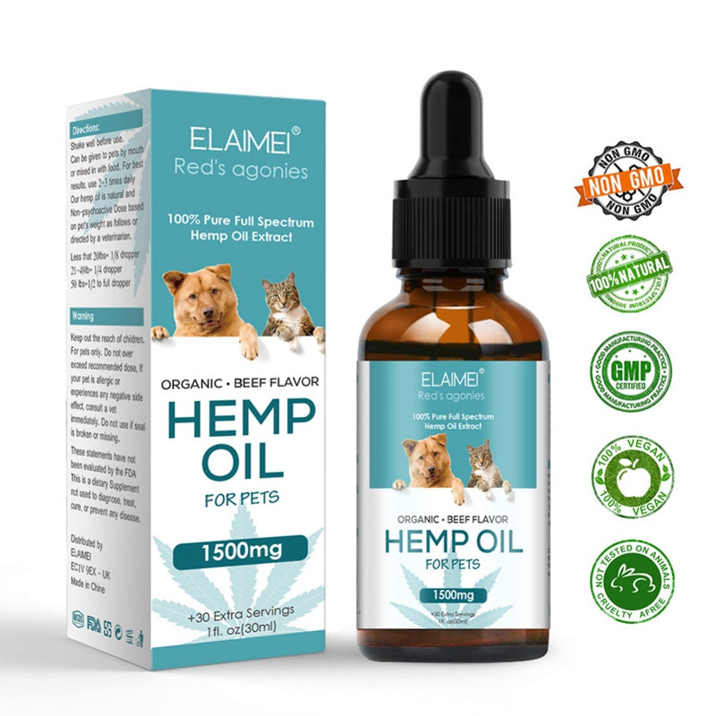 Hemp Seed Oil for Dogs — Premium Coat Care
