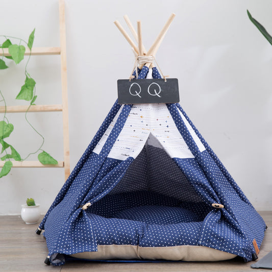 Canvas Pet Tent for Small & Medium Dogs