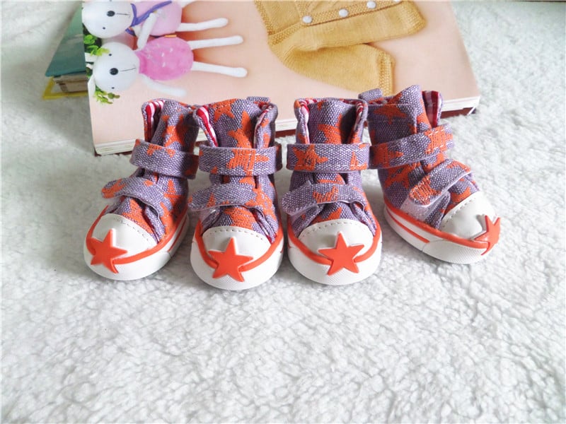 Breathable Cowboy-Style Dog Shoes for Spring & Summer