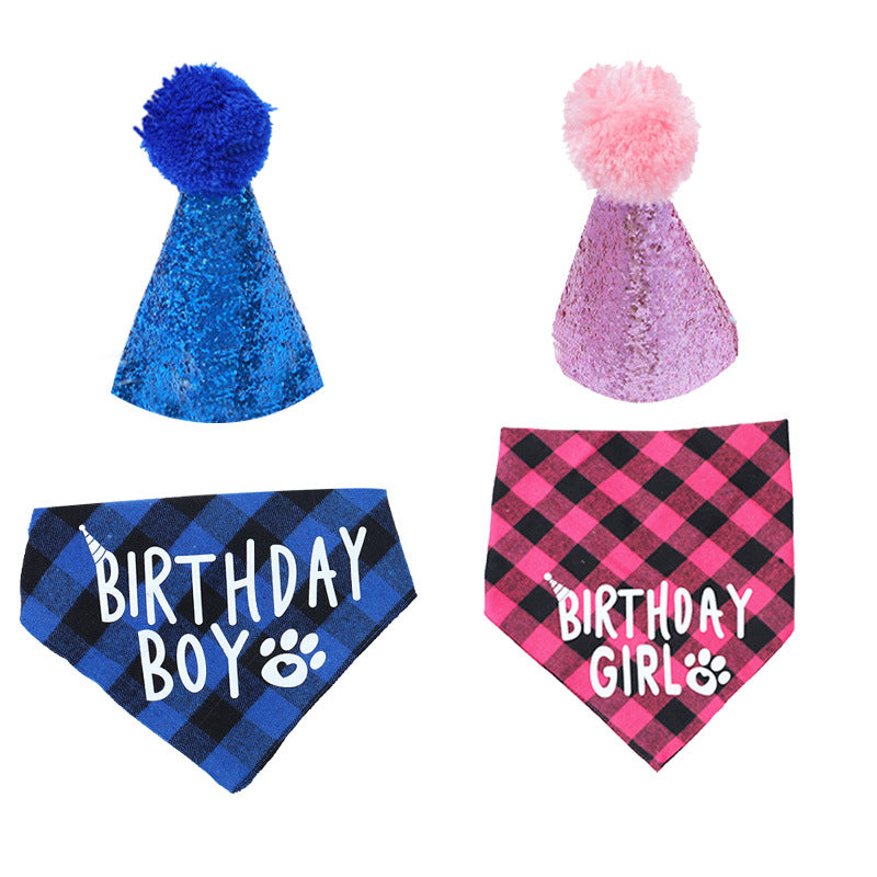 Pet Birthday Party Decoration Set for Dogs