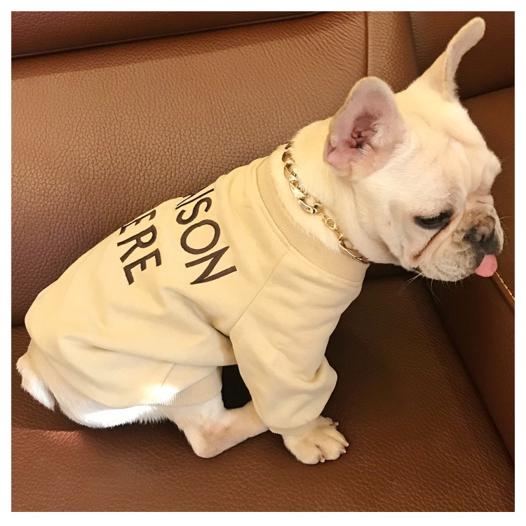 Embroidered Terry Cotton Matching Sweater for Pet & Owner