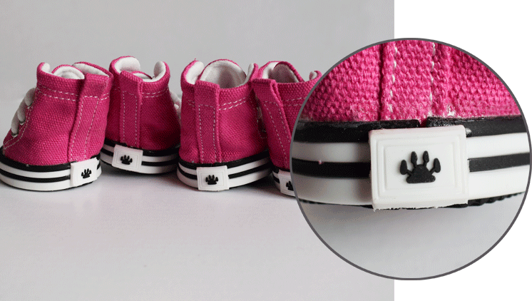 Waterproof Non-Slip Denim Dog Shoes