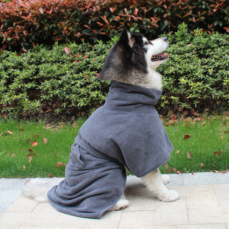 Super Absorbent Bathrobe Towel for Large Dogs