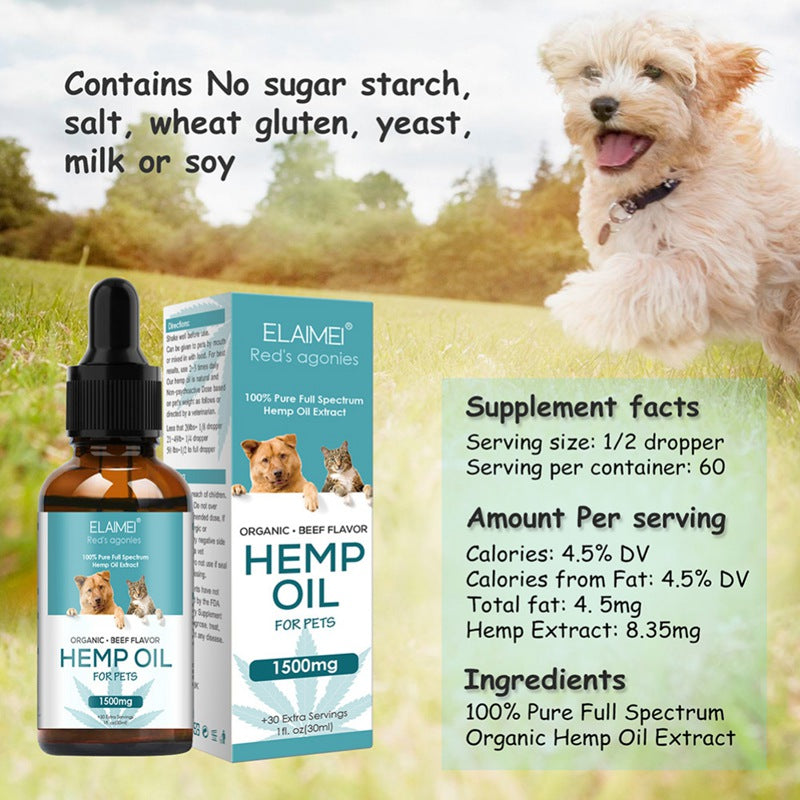 Hemp Seed Oil for Dogs — Premium Coat Care