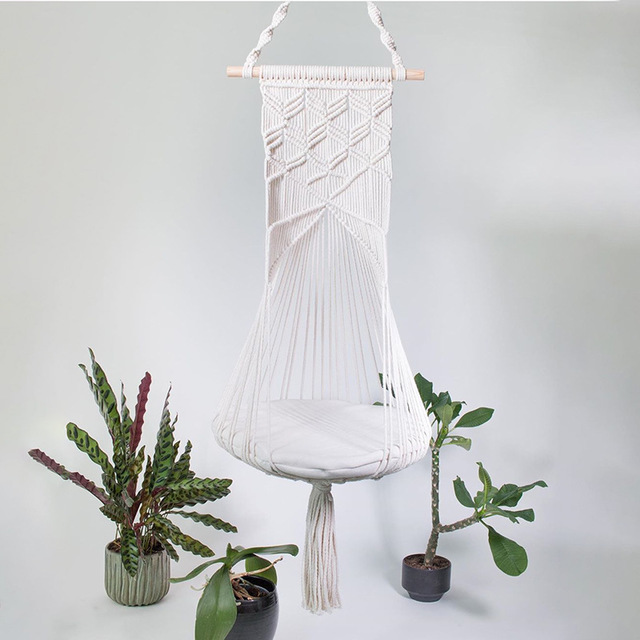 Bohemian Handmade Lace Cat Swing Bed