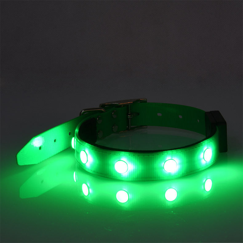 Adjustable Luminous Waterproof LED Collar for Pets
