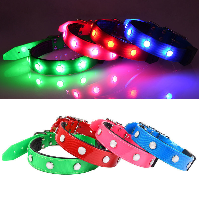 Adjustable Luminous Waterproof LED Collar for Pets