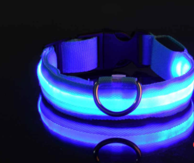 Adjustable Luminous Waterproof LED Collar for Pets