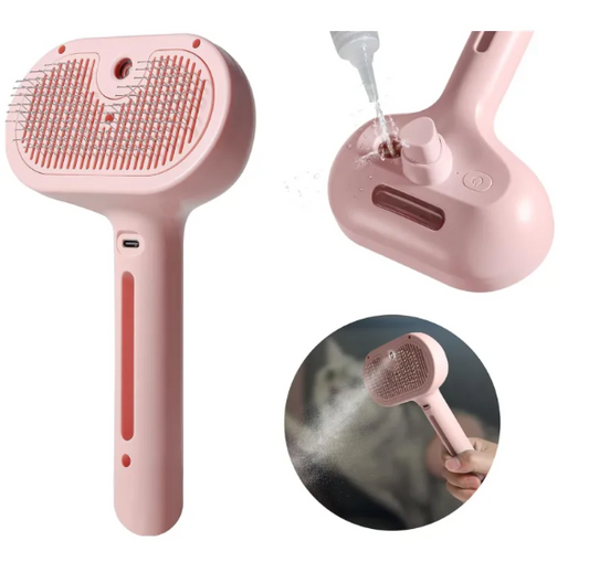Pet Hair Spray Brush for Cats & Dogs
