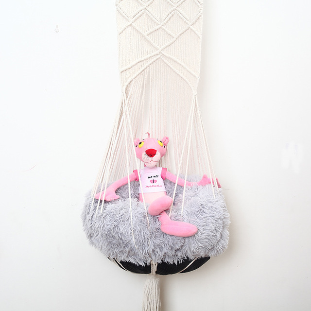 Bohemian Handmade Lace Cat Swing Bed