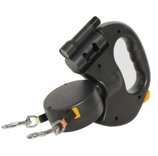 Auto Double Dog Leash — Walk Two Dogs with Ease