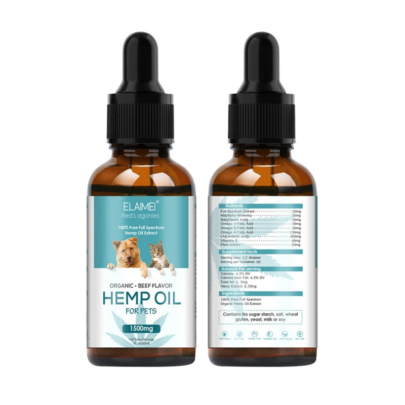 Hemp Seed Oil for Dogs — Premium Coat Care
