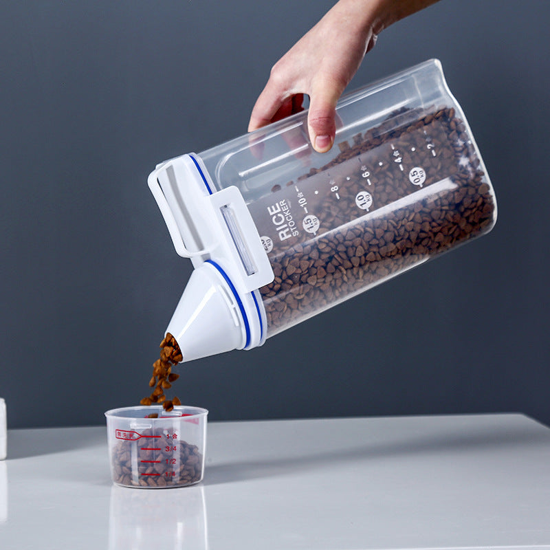 Airtight Pet Food Storage Box for Dogs & Cats