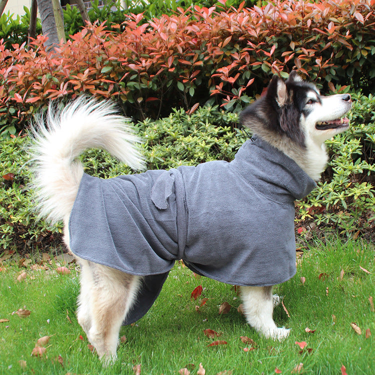 Super Absorbent Bathrobe Towel for Large Dogs